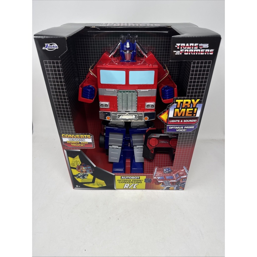 Jada Toys Transformers G1 Optimus Prime 12 inch Converting RC Toy - 33521